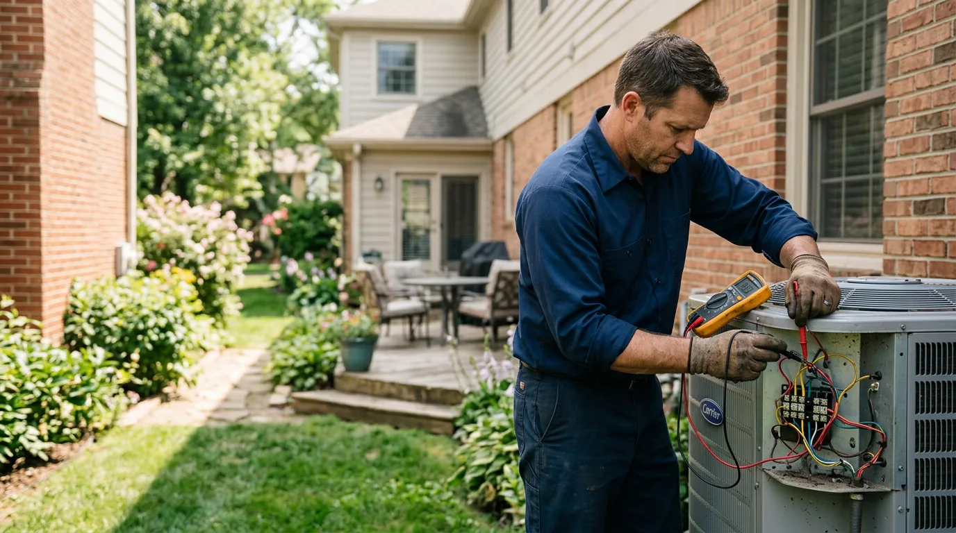 HVAC technician working near Buxton, OR